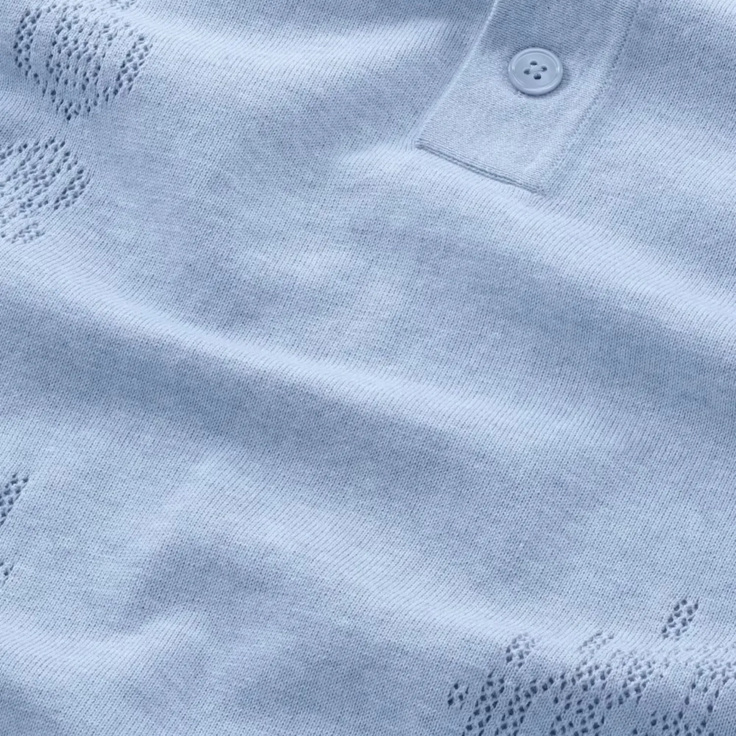 Thor 6686 Textured Polo (Cerulean)