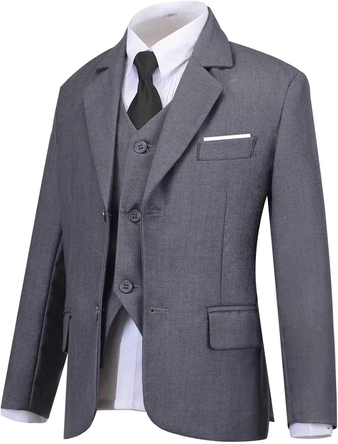 Toddler Boys Suit Kids Formal Dresswear Prom Tuxedo Children's Slim Fit Suits