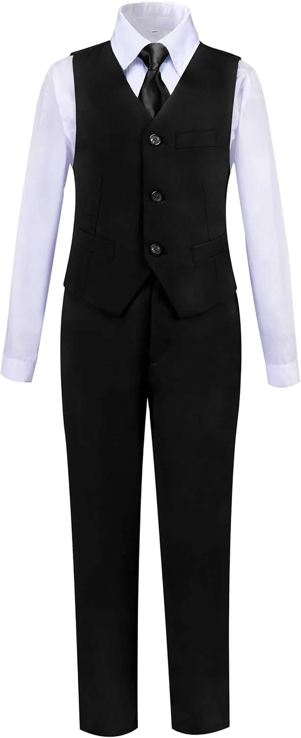 Toddler Boys Suit Kids Formal Dresswear Prom Tuxedo Children's Slim Fit Suits