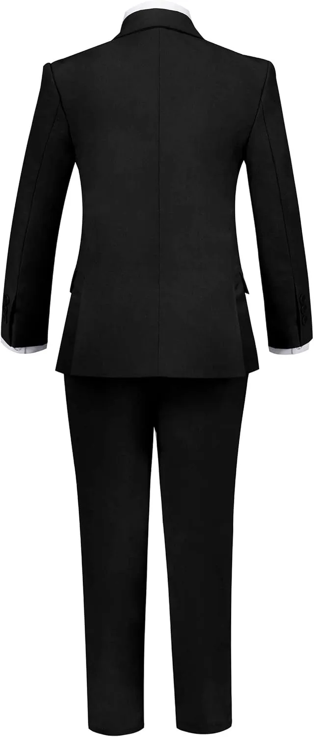 Toddler Boys Suit Kids Formal Dresswear Prom Tuxedo Children's Slim Fit Suits