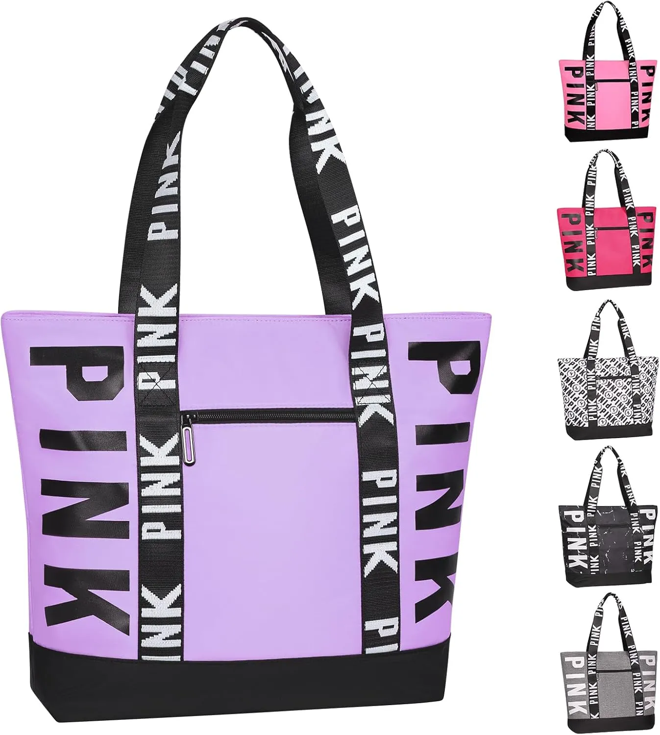 Travel Tote Bag for Women, Large Waterproof Beach Bag for Daily