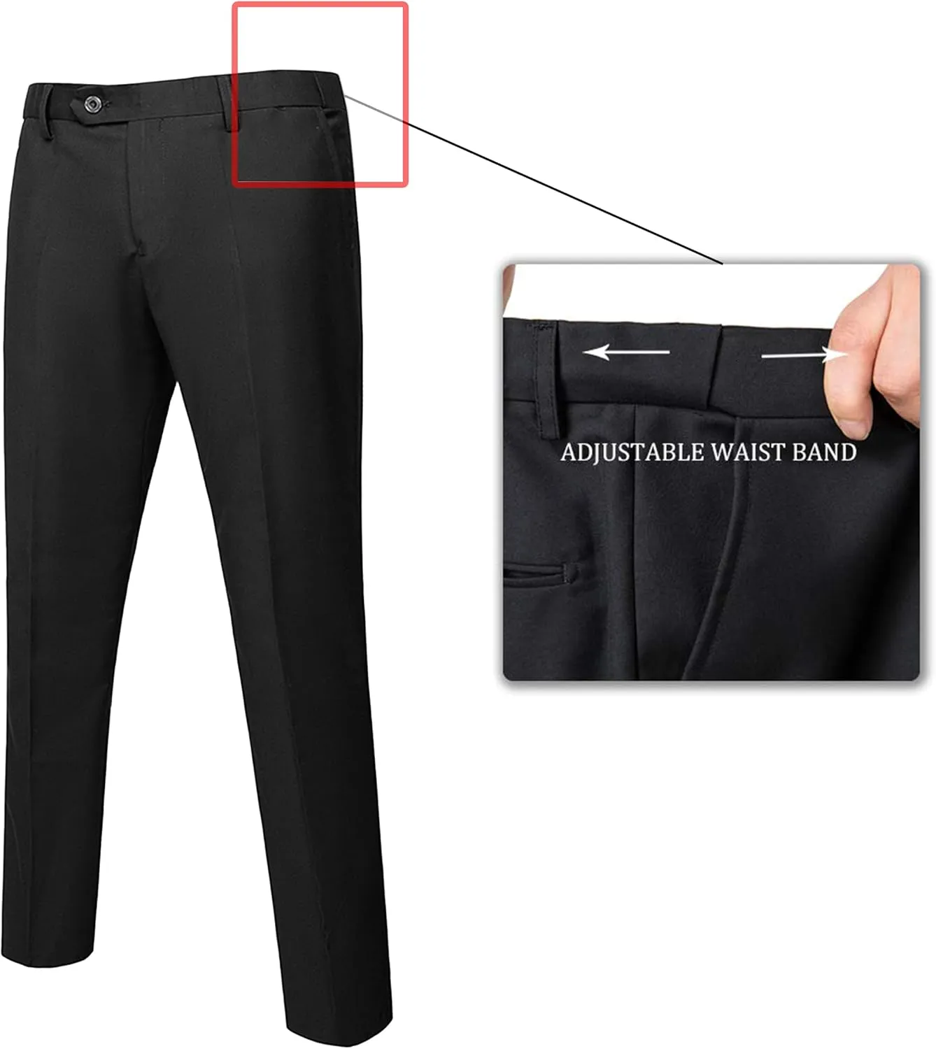 UNINUKOO Men Suits Slim Fit Dress 3 Piece 2 Button Wedding Formal Business Tuxedo Suit Jacket Pants Vest Set