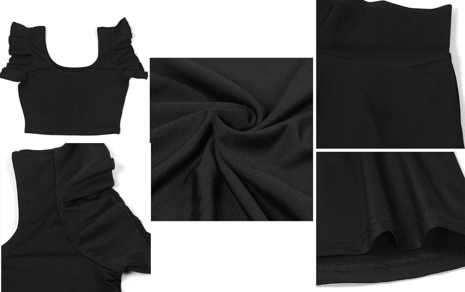 Vakkest Womens Summer Sexy 2 Pieces Outfits Ruffle Floral Tank Top Wrap Boho Tropical Long Skirt Set Clubwear Dresses