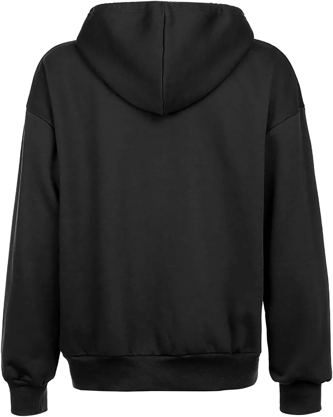 Wirziis Oversized Zip Up Hoodie for Women 2024 Fleece Jacket Fall Outfits Casual Hooded Tops Teen Girls Drawstring Cardigan