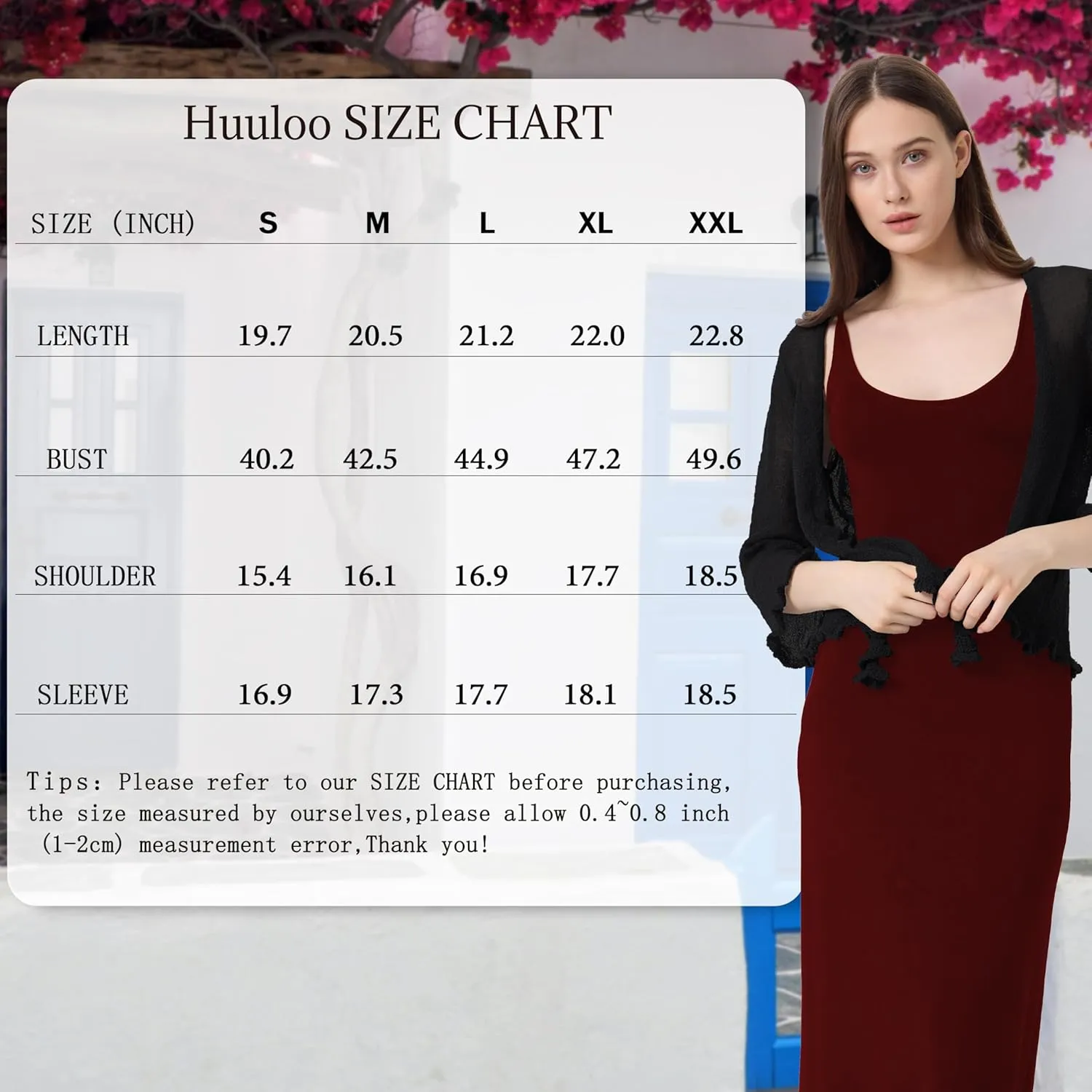 Women's 3/4 Sleeve Tie Open Front Sheer Mesh Lightweight Shrug Cardigan Knit for Dresses