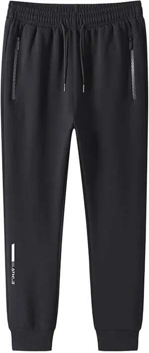 Women's Plus Size Sweatpants Elastic High Waist Baggy Casual Joggers Pants with Pockets Athletic Lounge Trousers