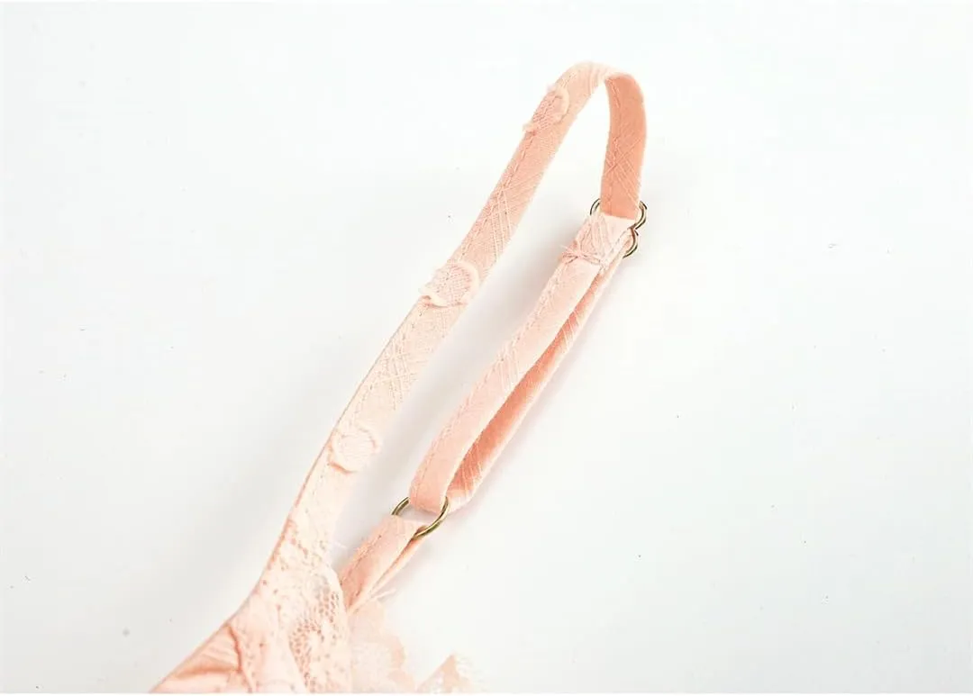 Women's Sweet Lace Hollow Cotton Camisole One-Shoulder Sleeveless Temperament Suspender