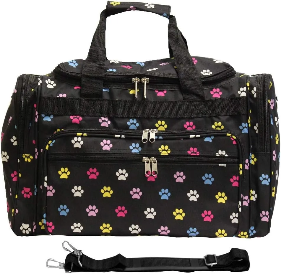 World Traveler Wildlife 22-inch Carry-on Duffle Bag with Adjustable Shoulder Strap