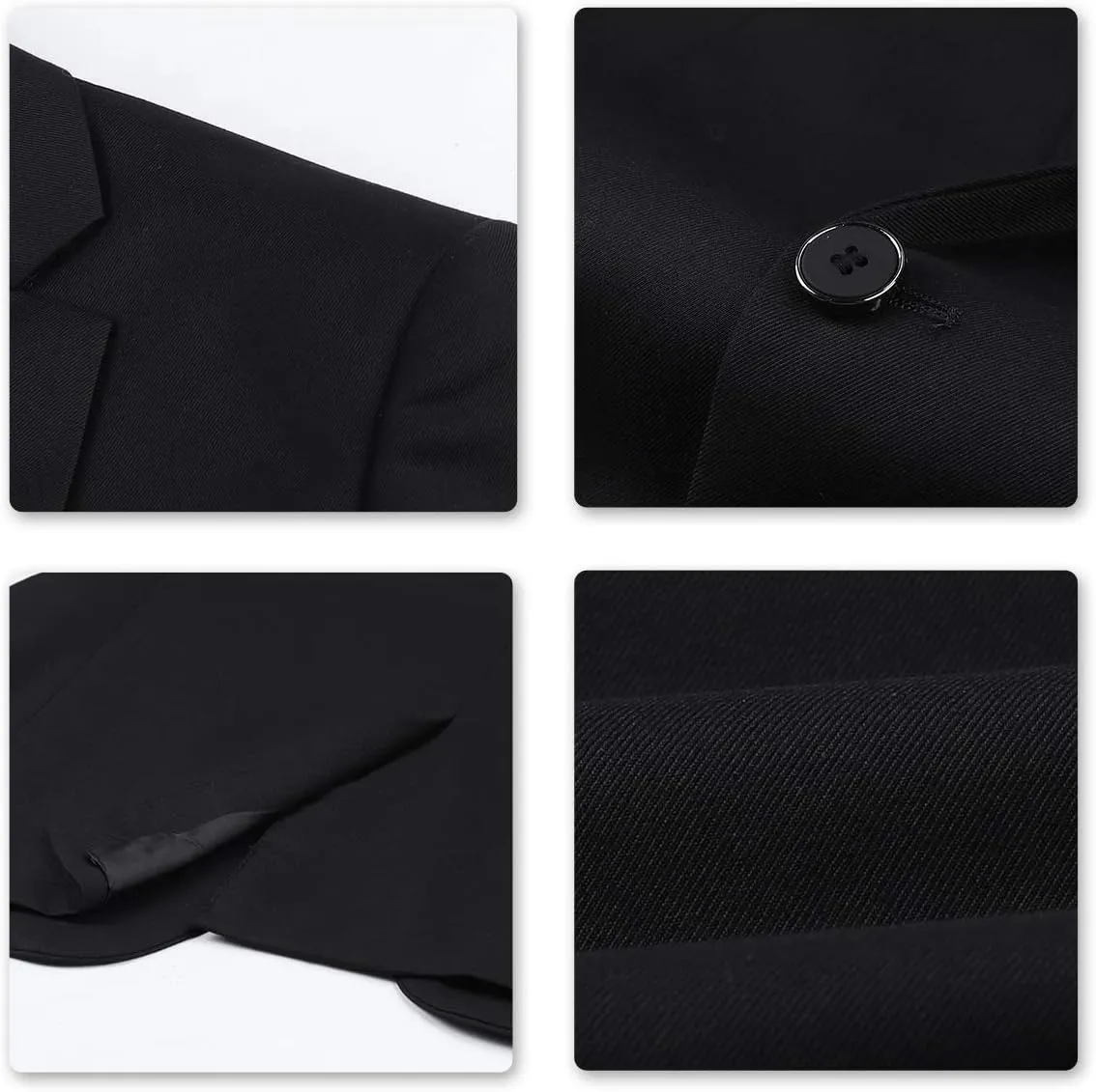 YFFUSHI Men' Slim Fit Casual Blazer One Button Lightweight Suit Jacket Business Party Sport Coat