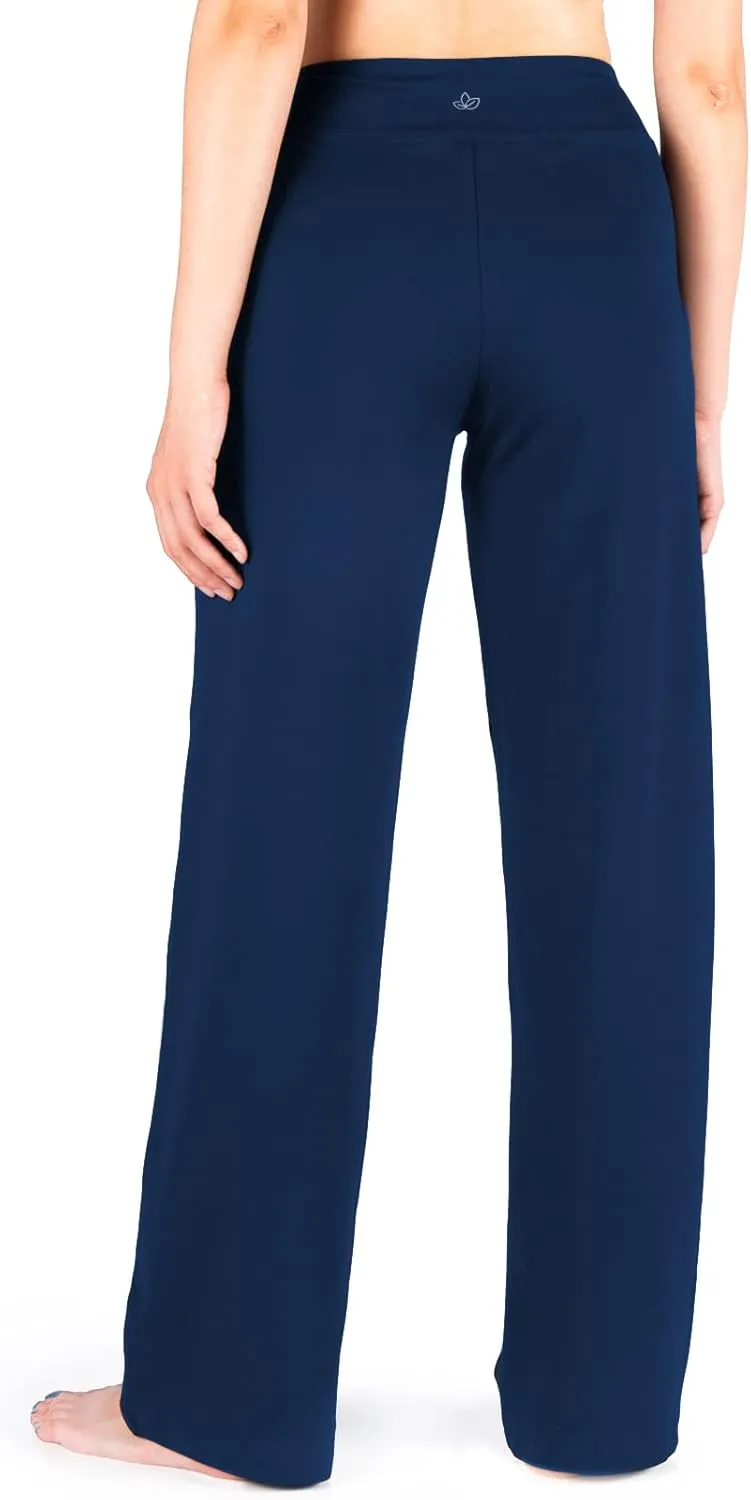 Yogipace Women's Petite/Regular/Tall Straight Leg Loose Fit Yoga Pants Lightweight Lounge Sweatpants