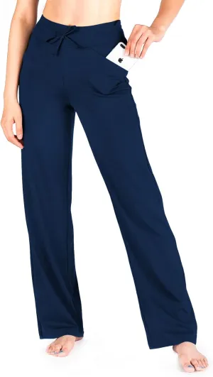 Yogipace Women's Petite/Regular/Tall Straight Leg Loose Fit Yoga Pants Lightweight Lounge Sweatpants
