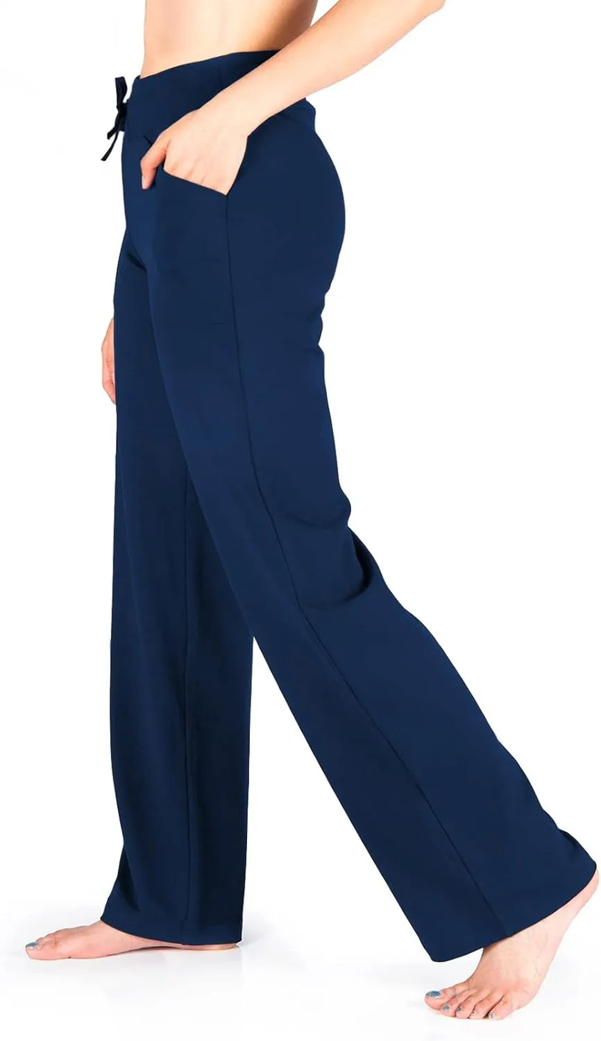 Yogipace Women's Petite/Regular/Tall Straight Leg Loose Fit Yoga Pants Lightweight Lounge Sweatpants