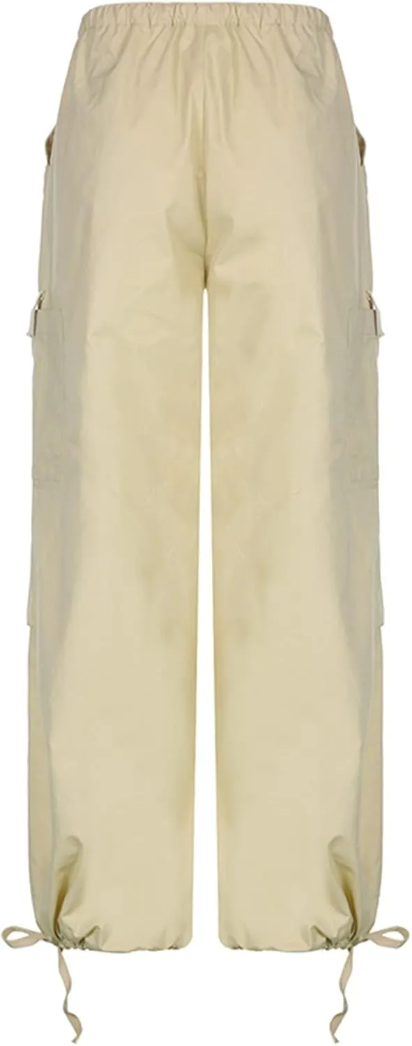 Yuemengxuan Women Ripped Jeans, Ladies Fashion Hollow Out Baggy High Waist Denim Pants Female Casual Loose Trousers